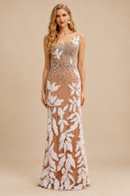 Rutipo As Picture Sparkle & Shine Floor-Length Tulle Wedding Dresses With Rhinestone/Flower(s)