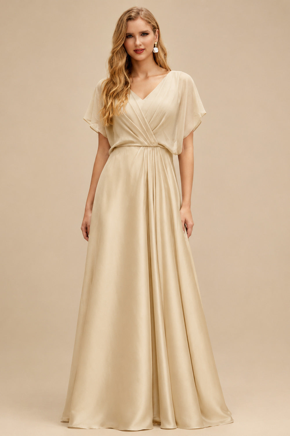 Rutipo Champagne Ball-Gown Sweetheart Sleeveless Court Train Satin Wedding Dresses With Appliques Lace Flower(s)