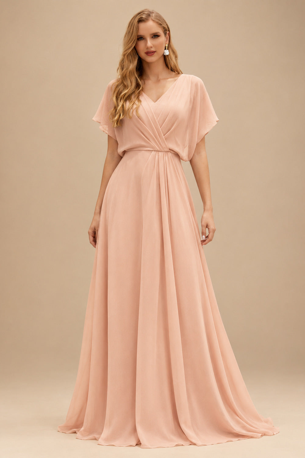 Rutipo Rose Gold Sheath/Column Strapless Short/Mini Lace Wedding Dresses With Beading/Sequins