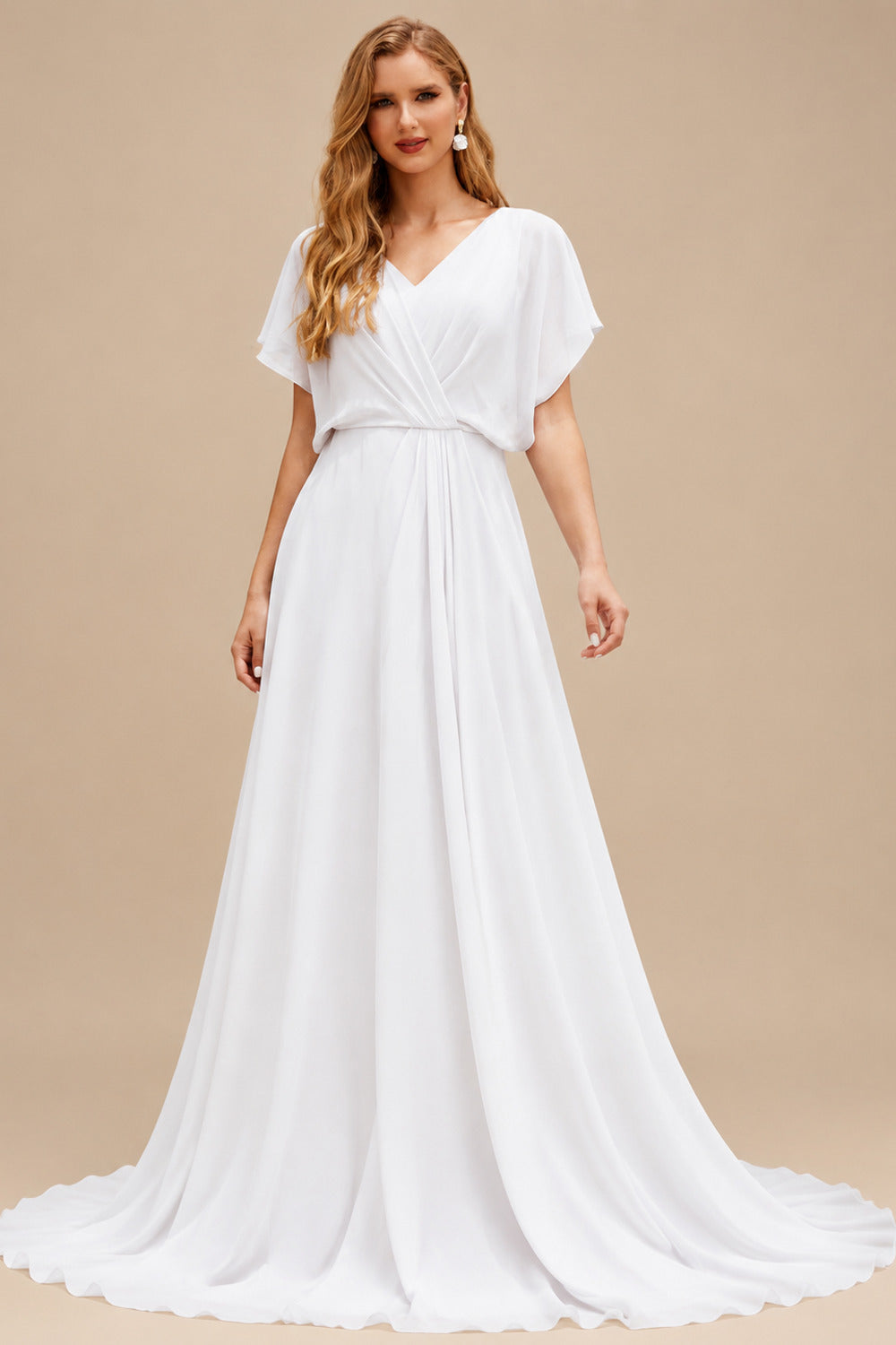 Rutipo White Trumpet/Mermaid Off-The-Shoulder Sleeveless Court Train Lace/Elastic Satin Wedding Dresses With Lace